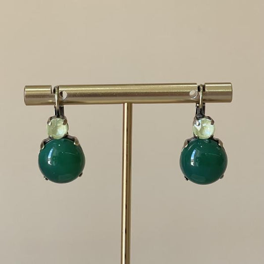 ARETES DORIAN VERDE PINO