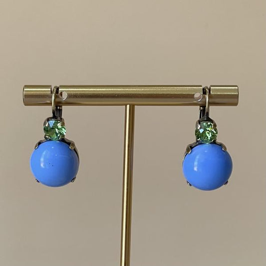 ARETES DORIAN VERDE AZUL