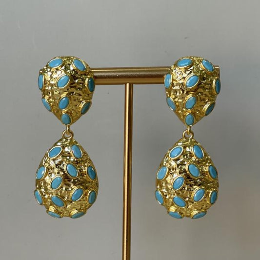 ARETES CALE - TURQUESA