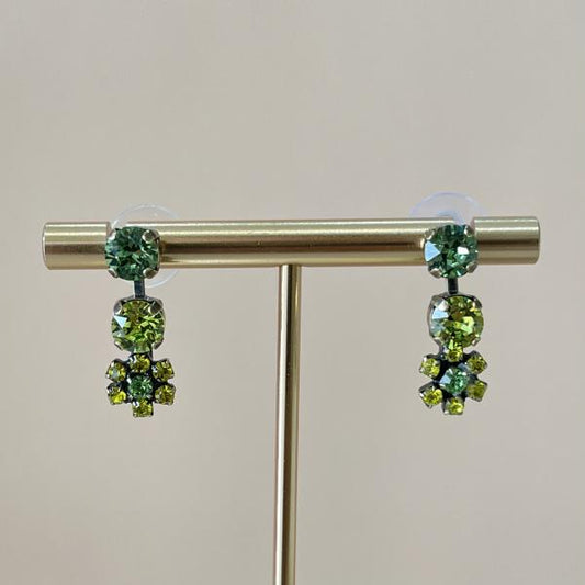 ARETES DALIA LIMA FLOR AMARILLO