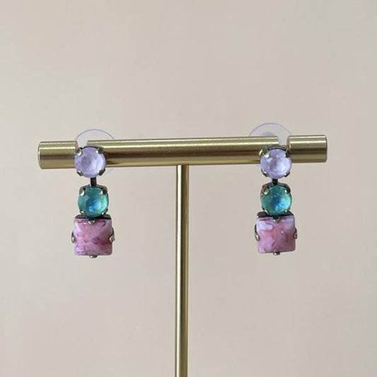 ARETES ACACIA ROSA BABY PINK