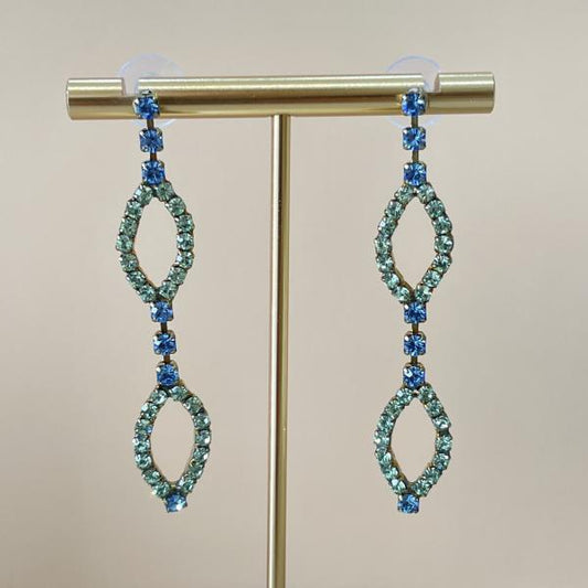 ARETES PEGONITA BABY BLUE Y VERDE