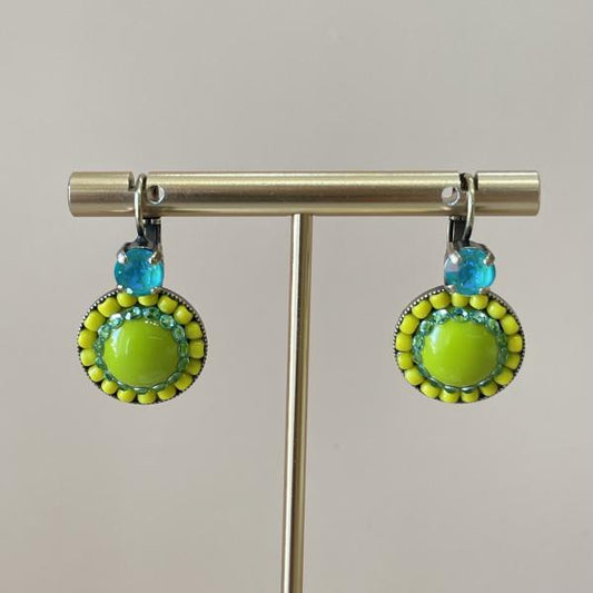 ARETES POLAN LIMA AZUL