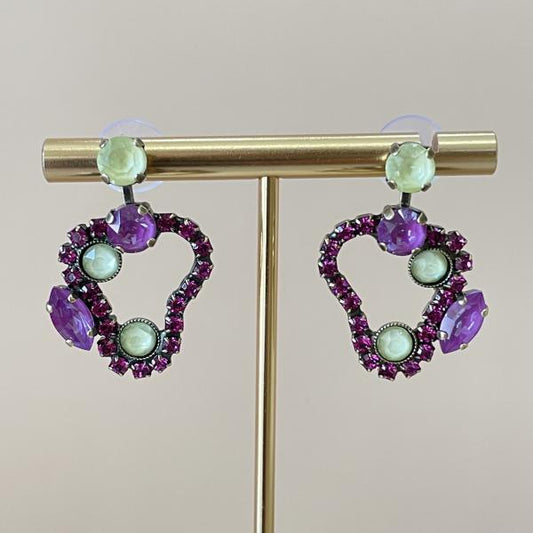 ARETES CANEA FUCSIA