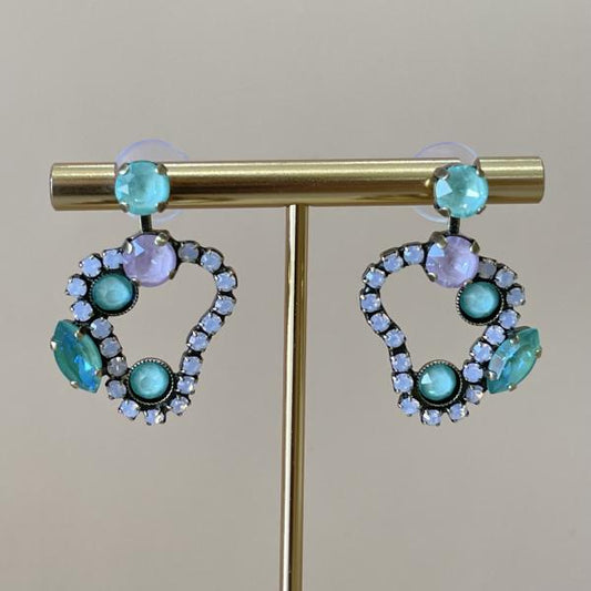 ARETES CANEA ROSA PASTEL