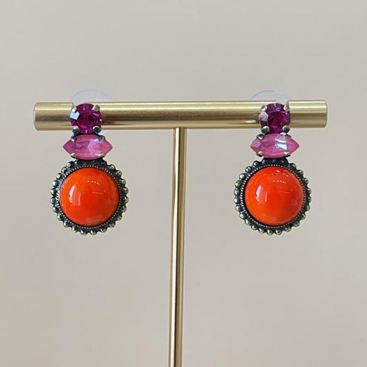 ARETES MICENIA NARANJA