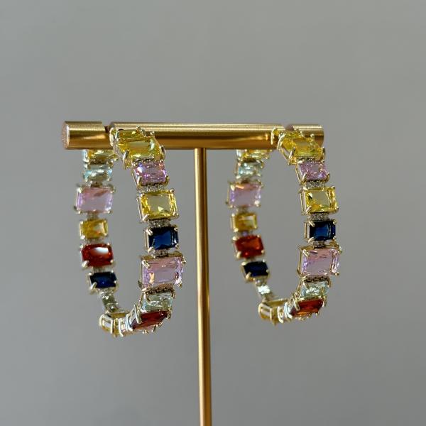 ARRACADA GRANDES COLORFUL GOLD