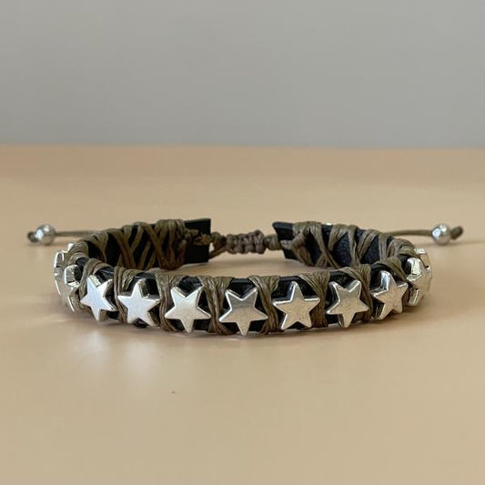 PULSERA FAVORITA ETSRELLAS SILVER -HC