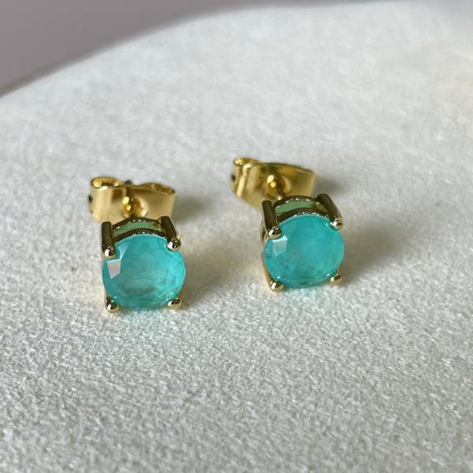 ARETES POST - TURQUESA