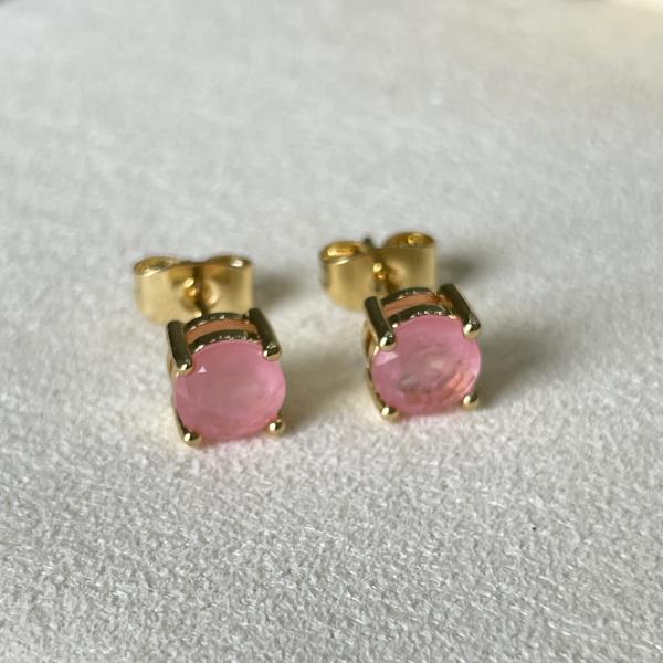 ARETES POST - ROSA BARBIE