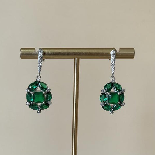 ARETES LOVE EMERALD
