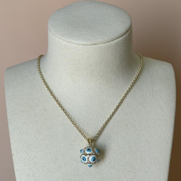 COLLAR ESFERA CON OJOS