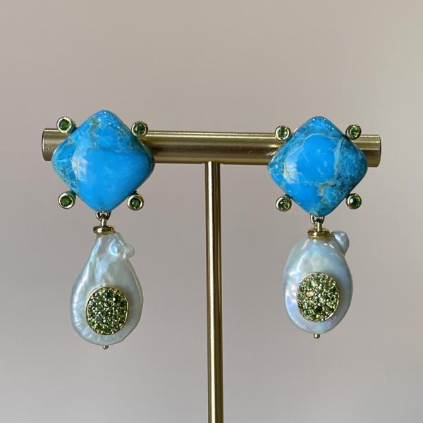 ARETES EMERY - TURQUOISE