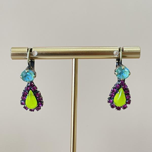 ARETES ARGOS LIMA FUCSIA