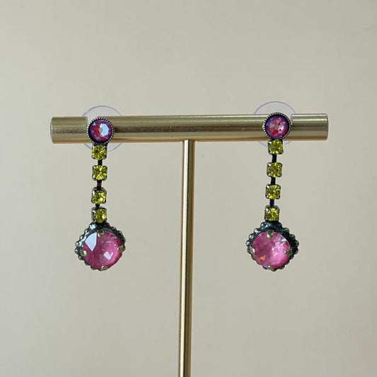ARETES VERENA ROSA AMARILLO