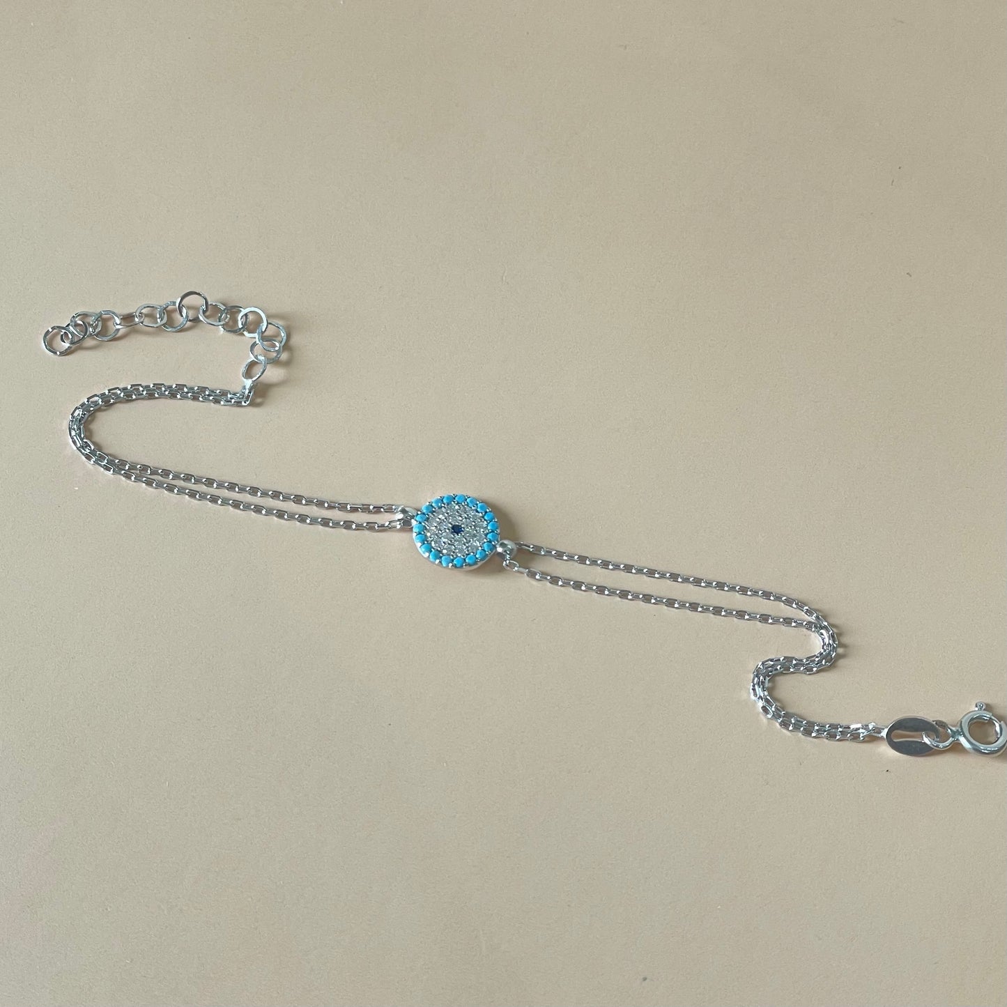 PULSERA DE OJO TURQUESA