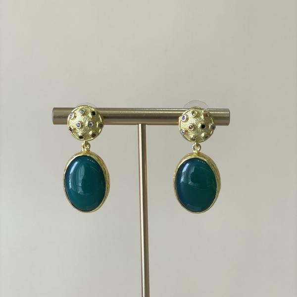 ARETES GARDEN OVAL -VERDE