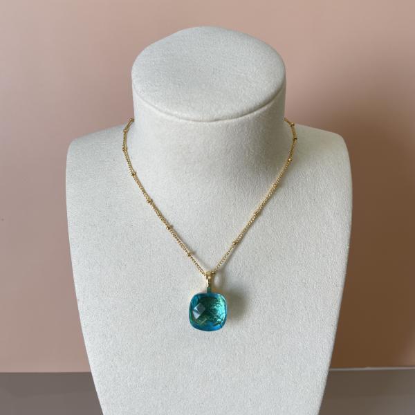 COLLAR GEMSTONE BLUE TOPAZ HYDRO