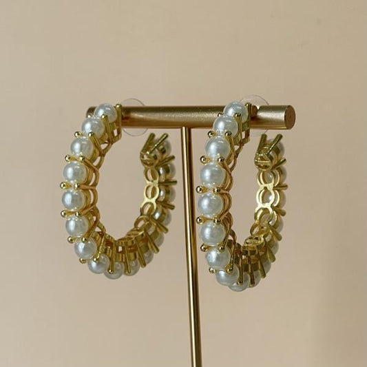 ARRACADAS CON PERLAS