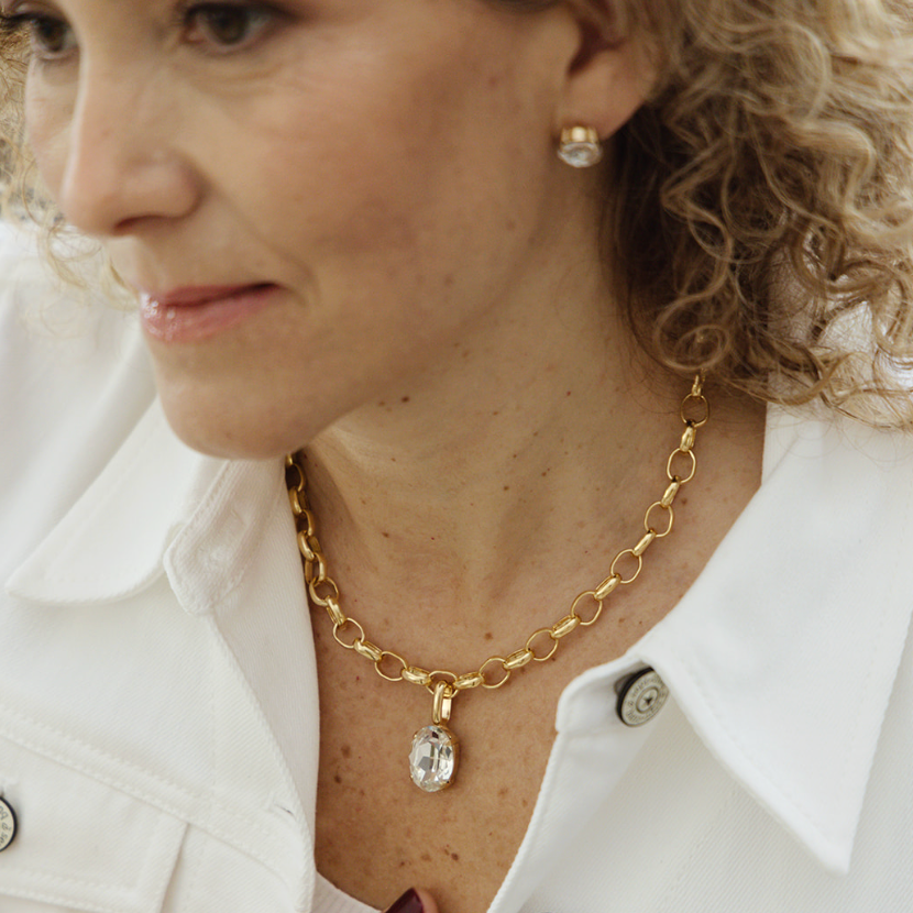 COLLAR MOONBEAM CLEAR