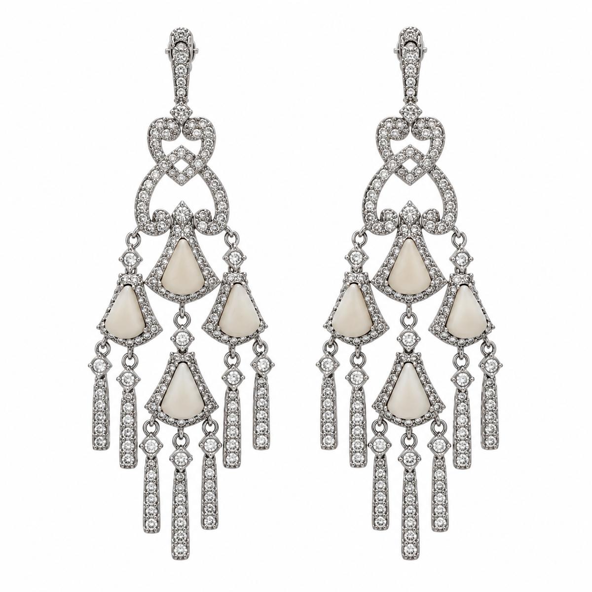 ARETE CANDELABRO SILVER & GRAY