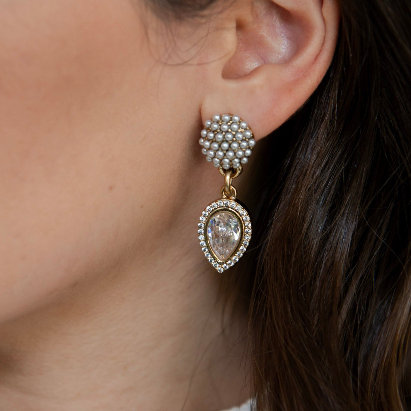 ARETES SUNLIT DROP PERLAS