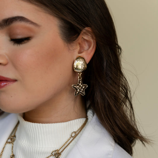 ARETES KHASTOR CORAZON ESTRELLA