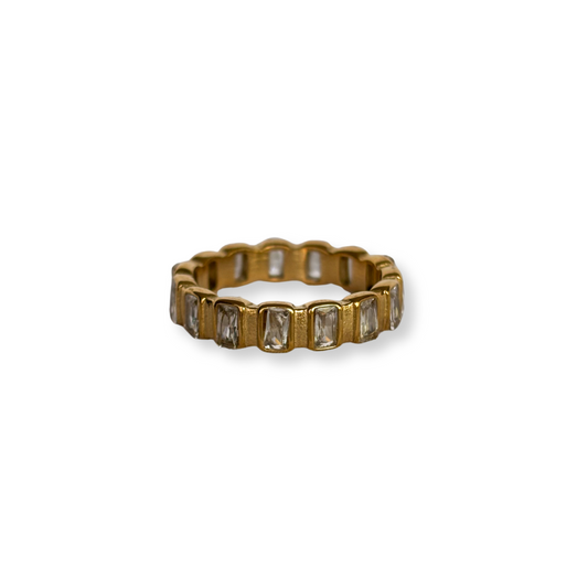 ANILLO KING CRISTAL BAGUETTE