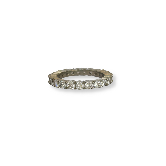 ANILLOS SILVER CON CRISTALES SILVER
