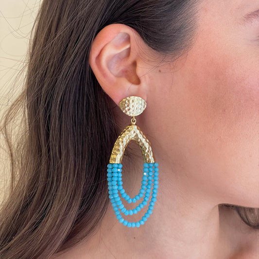 ARETES MYSTIC -AZUL
