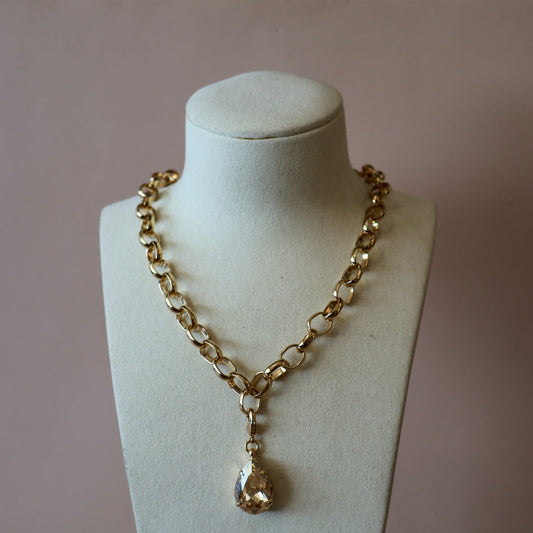 COLLAR DROP CHARM GOLD
