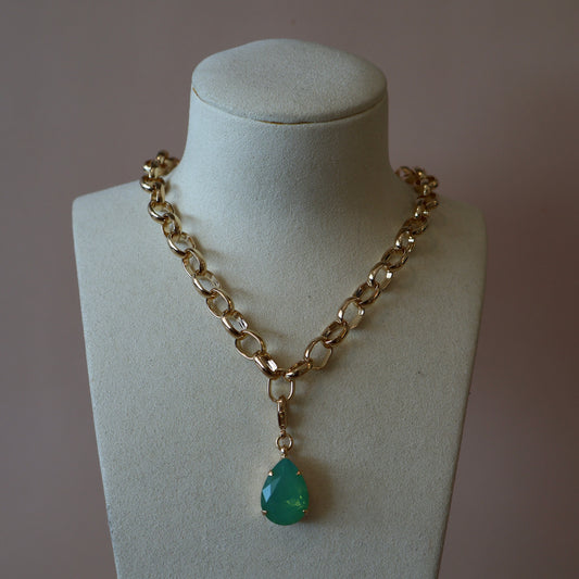 COLLAR DROP CHARM PACIFIC OPAL