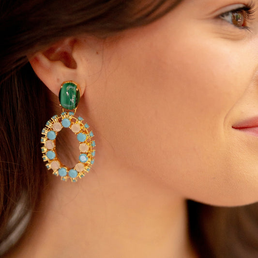 ARETES MALACHITE HYDRO AND TURQUOISE