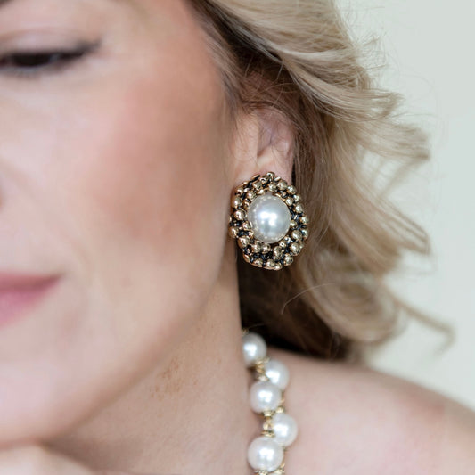 ARETES JOANNA CON PERLA