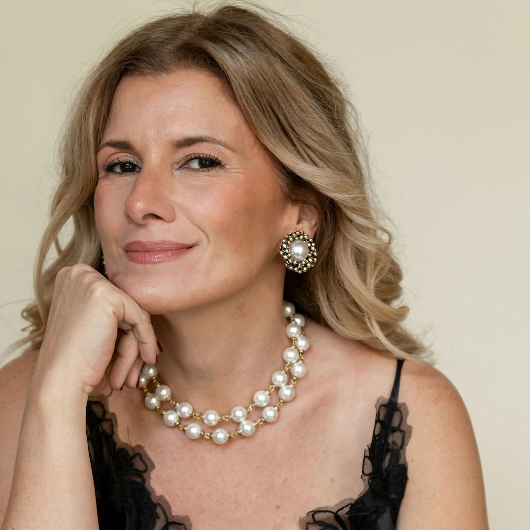 ARETES JOANNA CON PERLA