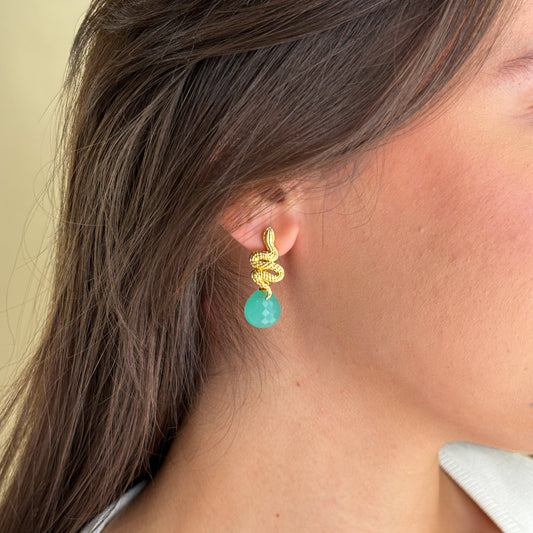 ARETES SNAKE AQUA CHALCEDONY HYDRO