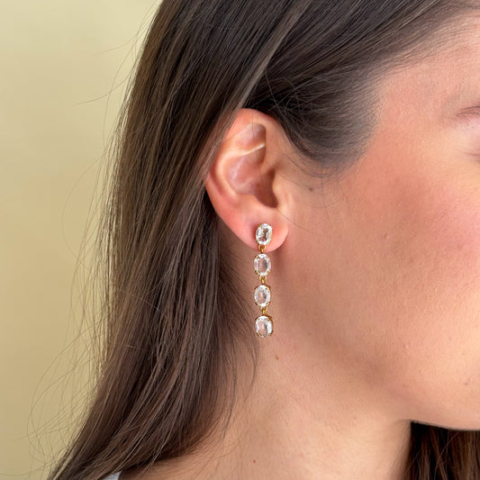 ARETES 4 GEMSTONES CRYSTAL QUARTZ