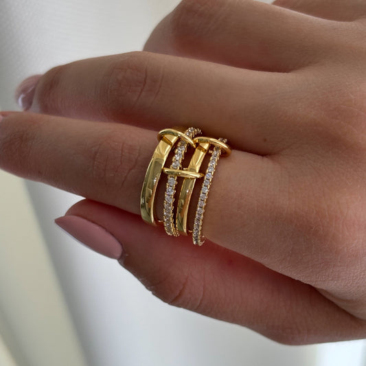ANILLO CUATRO AROS