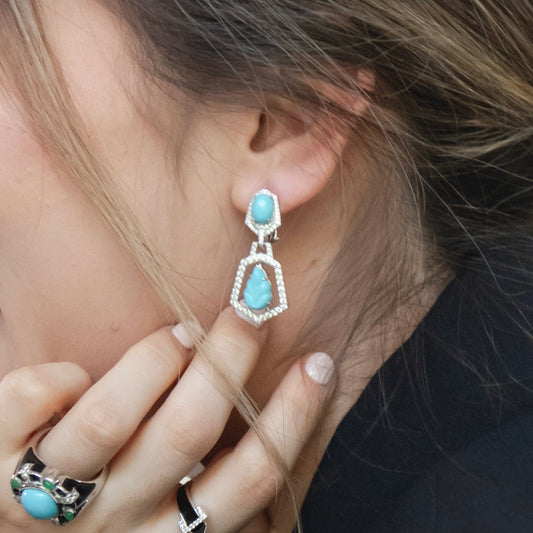 ARETES TURQUESA