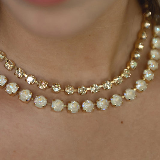 COLLAR SHINE BEIGE TORNASOL -G