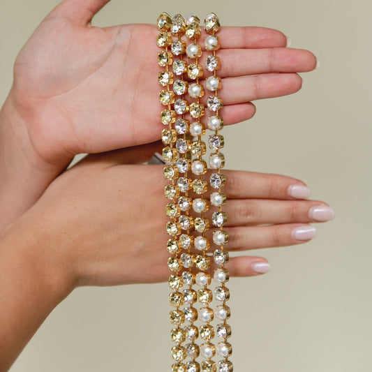 COLLAR SHINE AMARILLO PALIDO