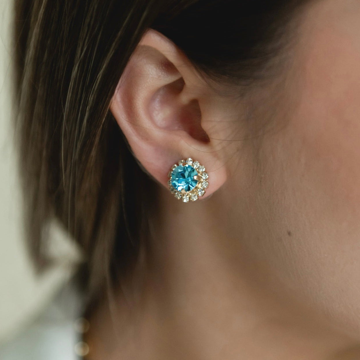 ARETES EVERYDAY BABY BLUE -G