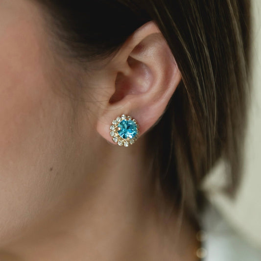 ARETES EVERYDAY BABY BLUE -G