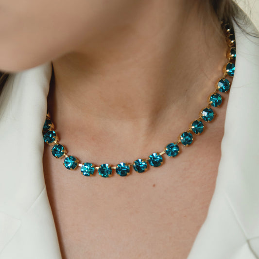 COLLAR SHINE JADE -GOLD