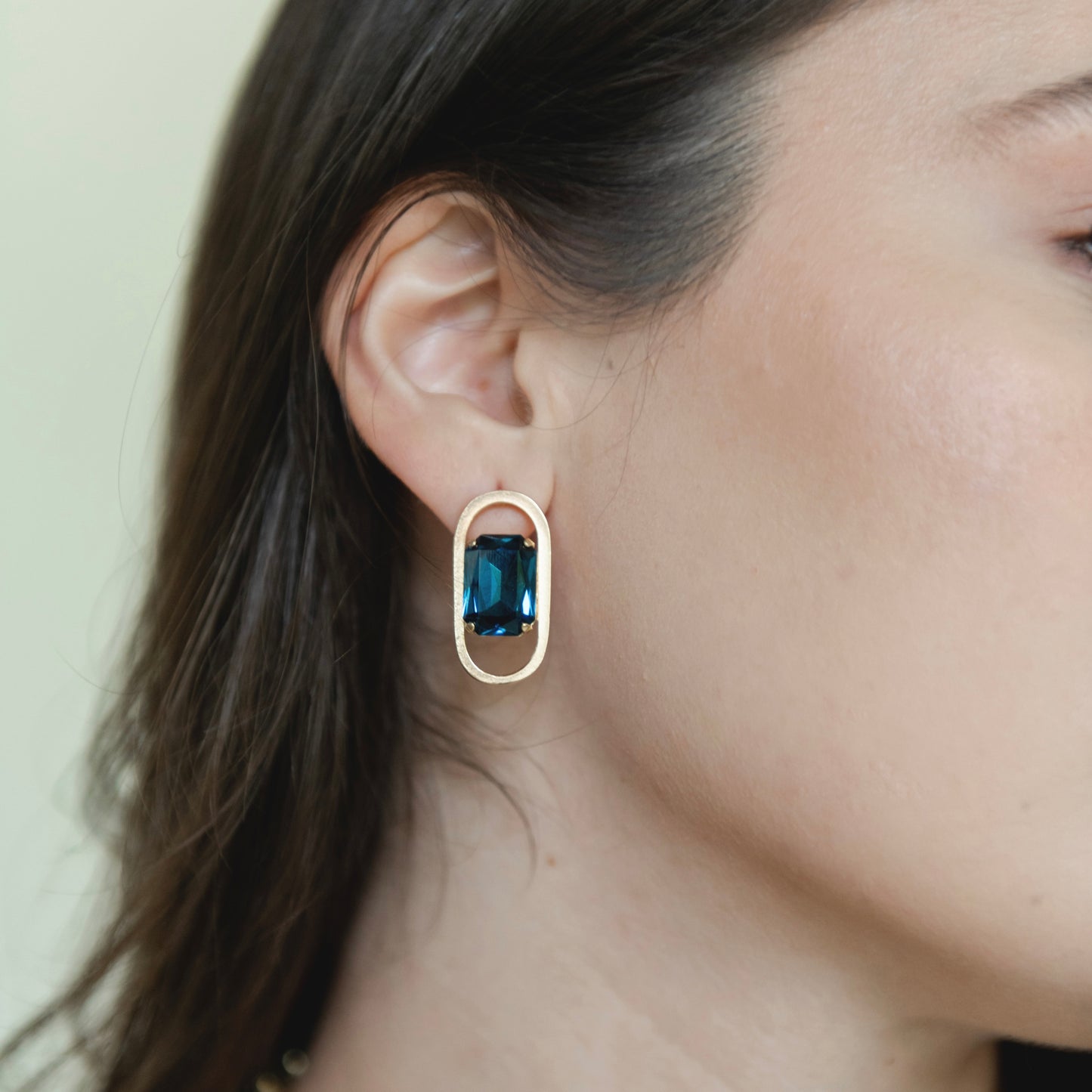 ARETES AURA CRISTAL AZUL