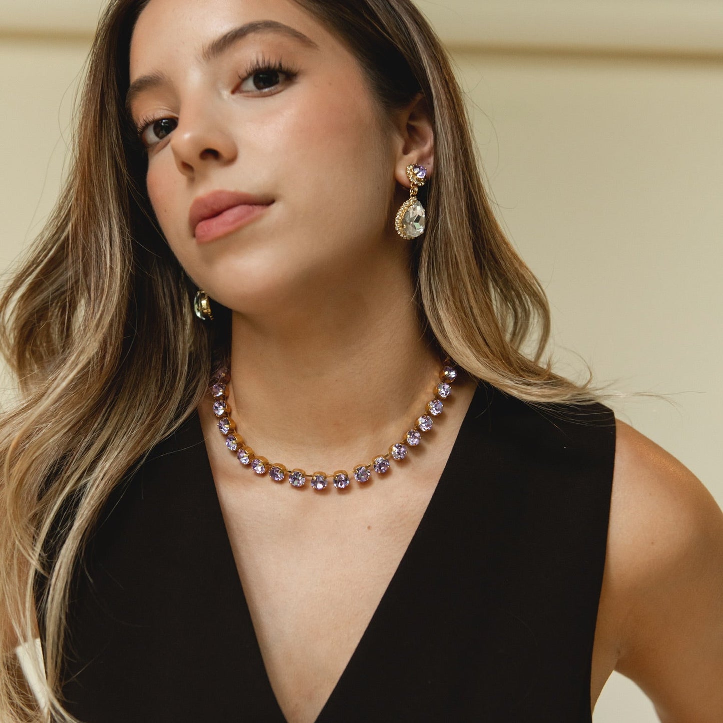 COLLAR SHINE LAVANDA -G