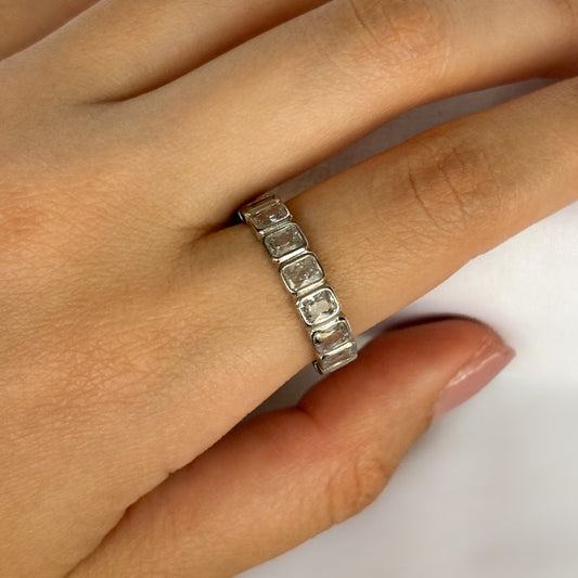 ANILLO CRISTAL SILVER