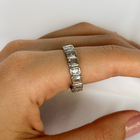ANILLO CRISTAL SILVER