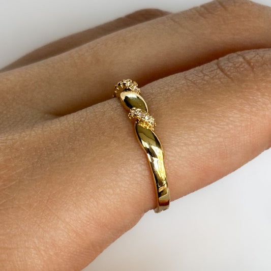 ANILLO TRES AROS CRISTAL
