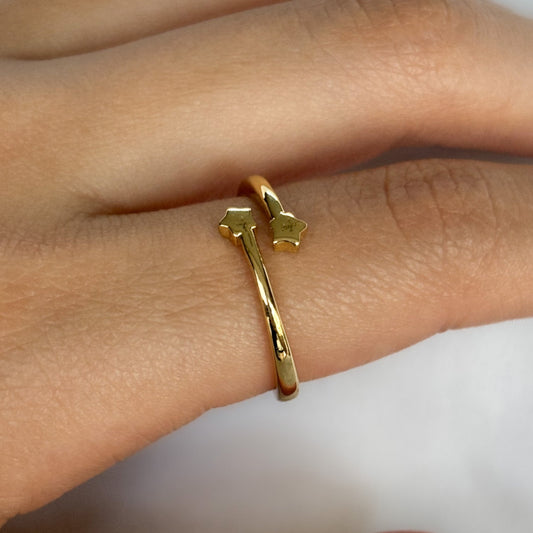 ANILLO DOS ESTRELLAS MINI